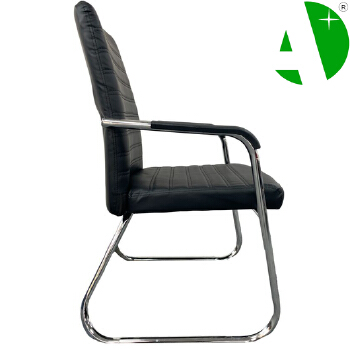 AS-D2864 Foshan Factory Leather Black High Back Conference Massage Computer Gaming Metal Fixed Home Furniture Office Chair
