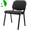 AS-D2866 Black Fabric Modern Space-Saving Low-Price Ergonomic Wooden Office Chair for Students and Gamers