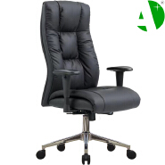 AS-B2115CZ High-End Leather Office Chair for Comfortable Gatherings