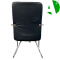 AS-D2864 Foshan Factory Leather Black High Back Conference Massage Computer Gaming Metal Fixed Home Furniture Office Chair
