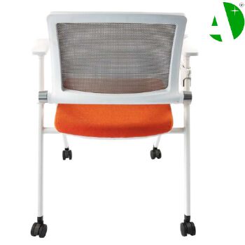 AS-A2144P Factory After-Sales Service Mesh Modern White Plastic Leisure Ergonomic Folded Traning Chair