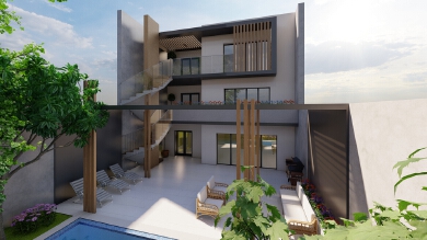contemporary private villa 