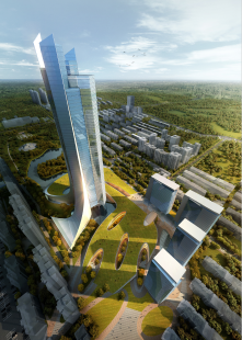 Jilin Province Super High rise Hotel Office Building