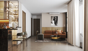 Simple and atmospheric Miss Ha apartment