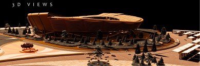 Unique and atmospheric stadium project 