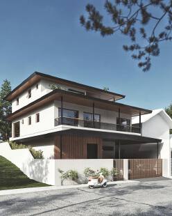 Pleasant Exterior Of New Design Project