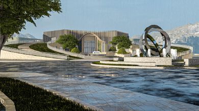Modern agriculture research center 
