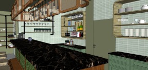 Fresh and modern restaurant design