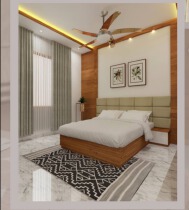 Simple and luxurious villa interior design