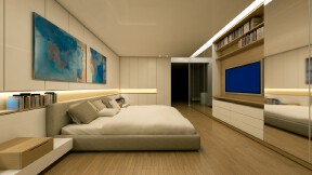 With a basement in villa  