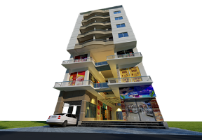 Seven Storied Commercial & Residential Building