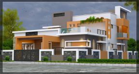 A villa of the 371 square meter