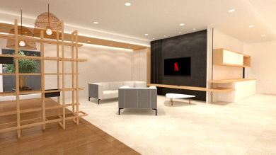Terrace House| Interior design | 3D Modeling