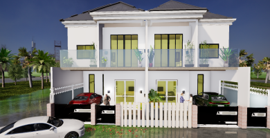 The Modern Villa in Multi-Functional Complex Building Design
