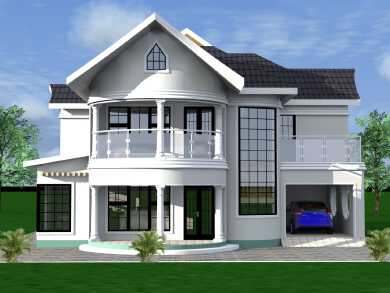 Proposed four-bedroom mansion