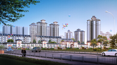 广西某商住小区方案设计