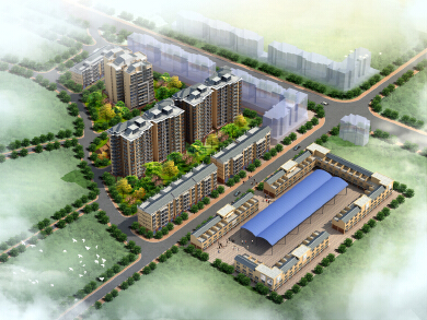 南宁某国有农场住宅小区方案规划设计