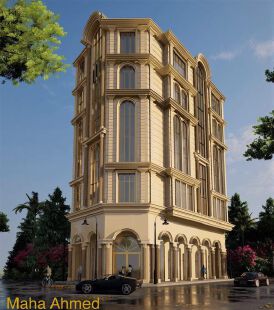 Exterior aparment design in Egypt
