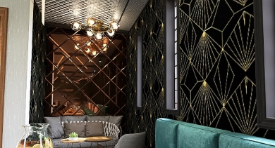 cafe fro luxury showroom