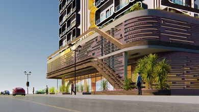 The Artland & Modern Commercial Complex Design