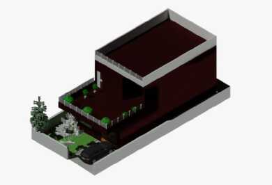 A proposed two-storey villa