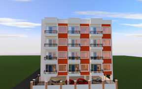 Apartment building house design 