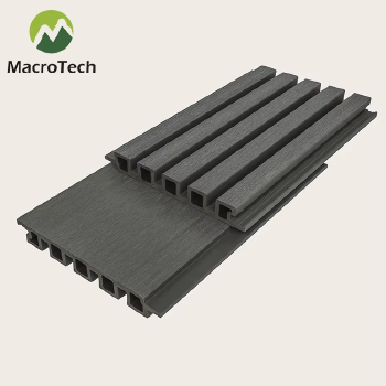 Plastic Wood Composite Decorative Fluted Louver WPC Wall Cladding Siding Board Exterior Outdoor Composite Wall Panel
