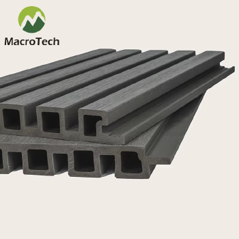 Plastic Wood Composite Decorative Fluted Louver WPC Wall Cladding Siding Board Exterior Outdoor Composite Wall Panel