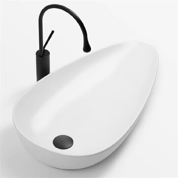 Above Counter Irregular Ceramics Bathroom Wash Basin D569