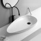 Above Counter Irregular Ceramics Bathroom Wash Basin D569