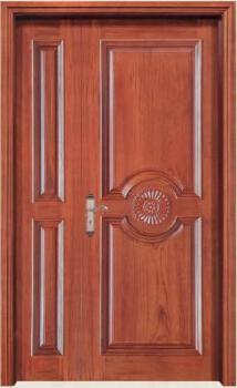 Customizable Solid Wood Doors - High Durability and Sound Insulation