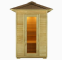 Waterproof Steam Room Two Person Wood Outdoor Sauna Room D002