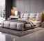 Comfortable Double Bed with Zero-Pressure Cotton Mattress Vacuum Roll Package Oken Motor Iron Frame Split Bed Smart Bed