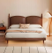Soft Multiple Choice Double Bed with Zero-Pressure Cotton Mattress Vacuum Roll Package Oken Motor Iron Frame Split Bed Smart Bed