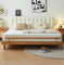 Soft Multiple Choice Double Bed with Zero-Pressure Cotton Mattress Vacuum Roll Package Oken Motor Iron Frame Split Bed Smart Bed