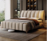 Comfortable Double Bed with Zero-Pressure Cotton Mattress Vacuum Roll Package Oken Motor Iron Frame Split Bed Smart Bed