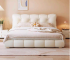 Soft Multiple Choice Double Bed with Zero-Pressure Cotton Mattress Vacuum Roll Package Oken Motor Iron Frame Split Bed Smart Bed