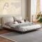 Soft Multiple Choice Double Bed with Zero-Pressure Cotton Mattress Vacuum Roll Package Oken Motor Iron Frame Split Bed Smart Bed