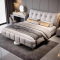 Comfortable Double Bed with Zero-Pressure Cotton Mattress Vacuum Roll Package Oken Motor Iron Frame Split Bed Smart Bed