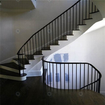Hot Sales Luxury Iron Staircase Railing With Artistic Hand-forged Elements WIR2