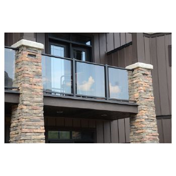 Stainless Steel Post Glass Railing For Balcony