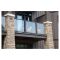 Stainless Steel Post Glass Railing For Balcony