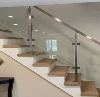 High-Quality Post Glass Railing with Modern Sleek Design