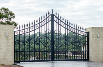 High-End Wrought Iron Fence for Enhancing Property Value with Durability and Timeless Style