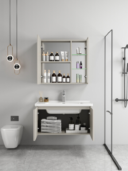  Bathroom cabinet vanity/ cabinet with led mirror box