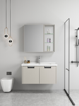  Bathroom cabinet vanity/ cabinet with led mirror box