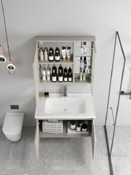  Bathroom cabinet vanity/ cabinet with led mirror box