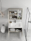  Bathroom cabinet vanity/ cabinet with led mirror box