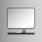 aluminum frame simple mirror factory directly sell