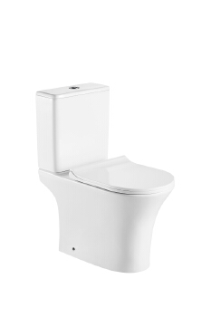Europe standard modern western p trap washdown sanitary ware ceramic bathroom back to wall toilet commode two piece toilet